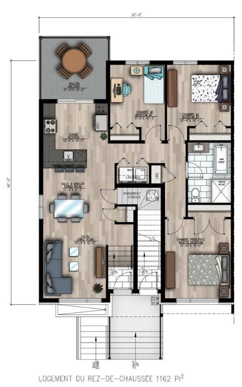 1 JUILLET -- Appartements 2024 de 3 chambres à Marieville - logements à louer