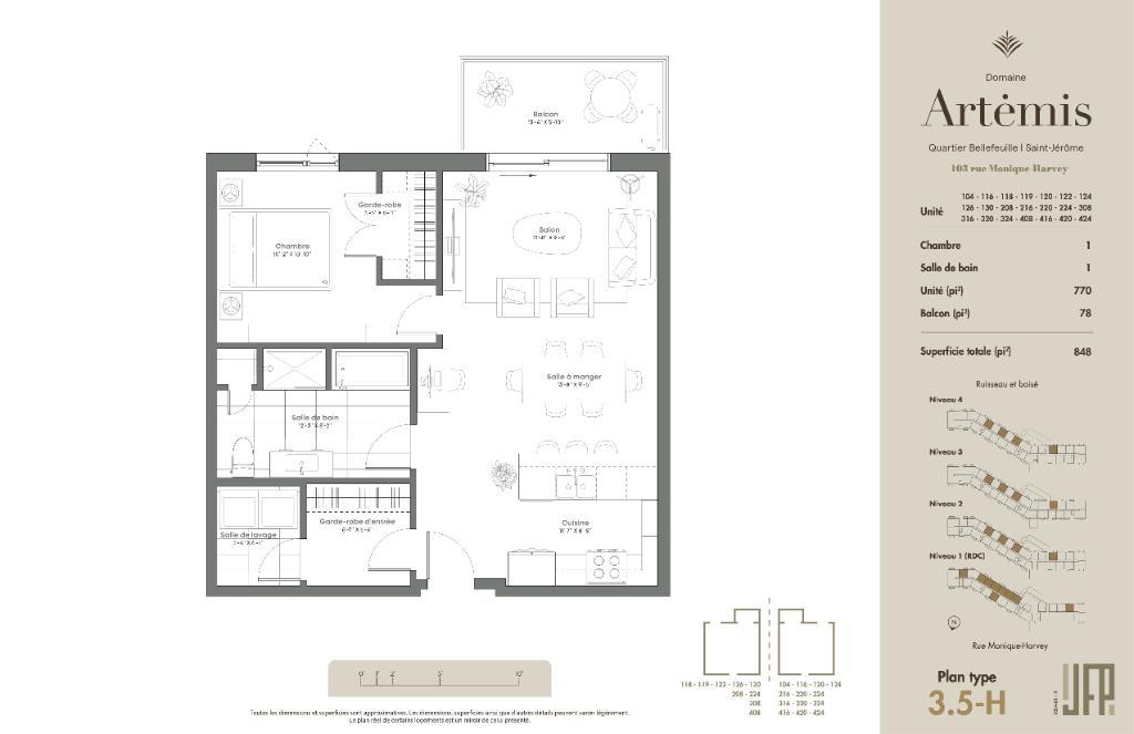 Domaine Artémis | Habitations 55 ans et plus à St-Jérôme - Condo / appartement / logement à louer