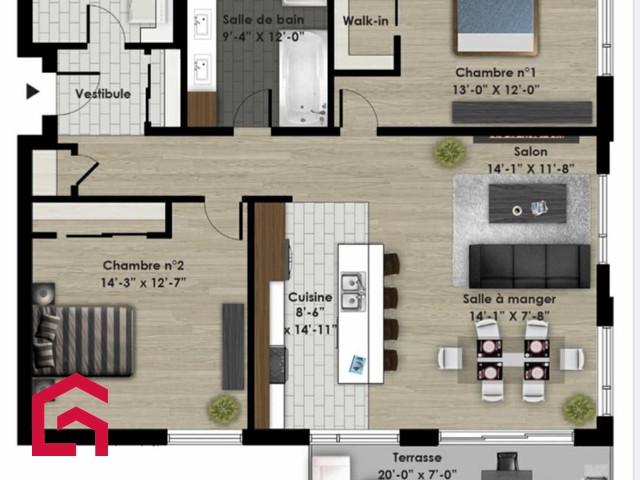 Appartement Sainte-Marthe-sur-le-Lac À Louer