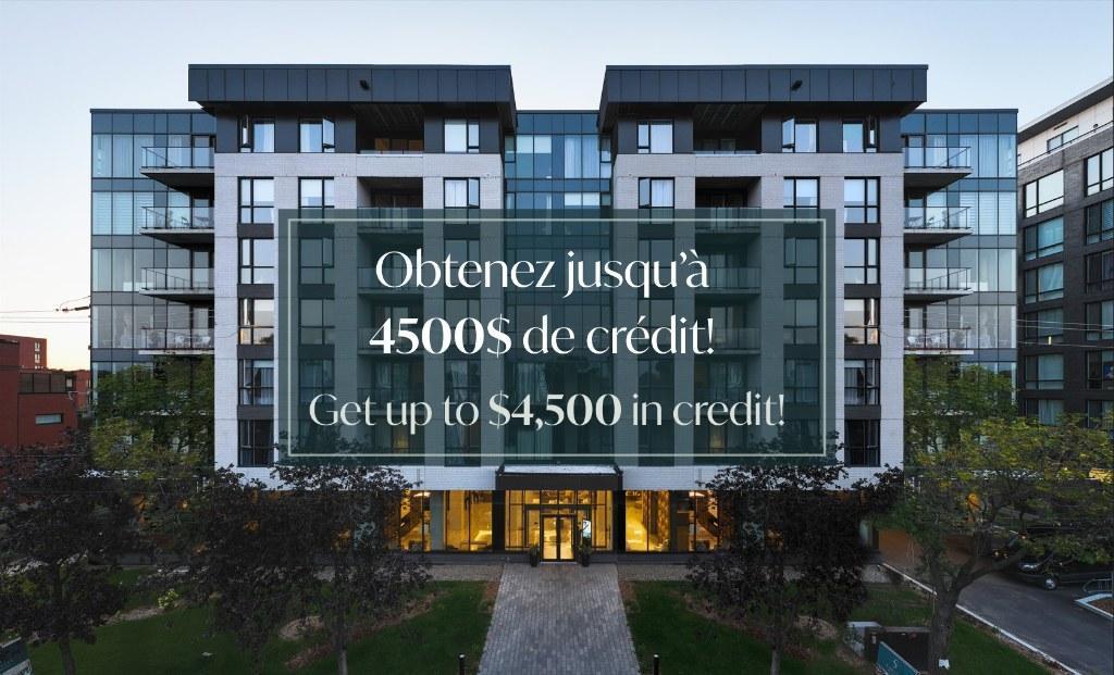 Jusqu'à 4500$ de crédit | Condos Luxueux 4 1/2 à Louer | Ville Mont-Royal