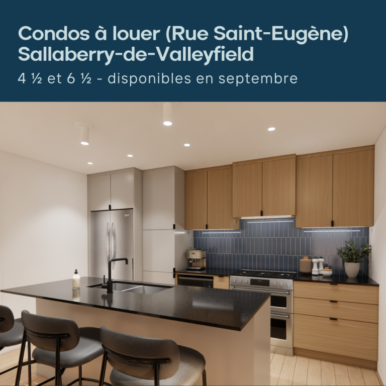 CONDO NEUF ( 4 1/2) À LOUER