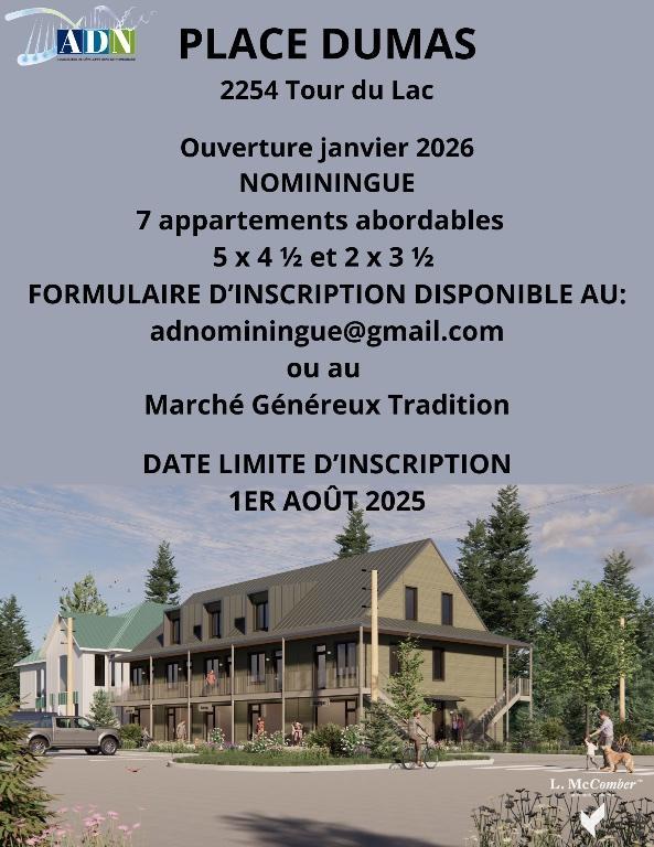 3 et demi à louer