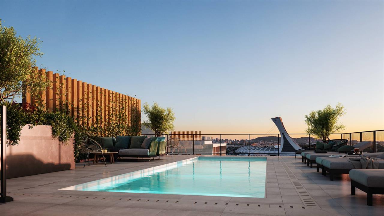 2 Bed + MEZZ - 5555 Rue De Marseille, Montréal - Est