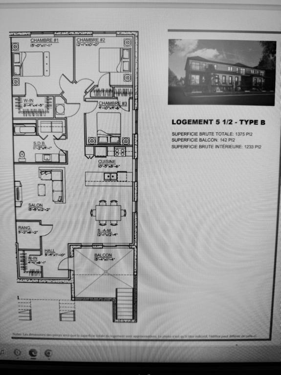 Appartement 5 1/2