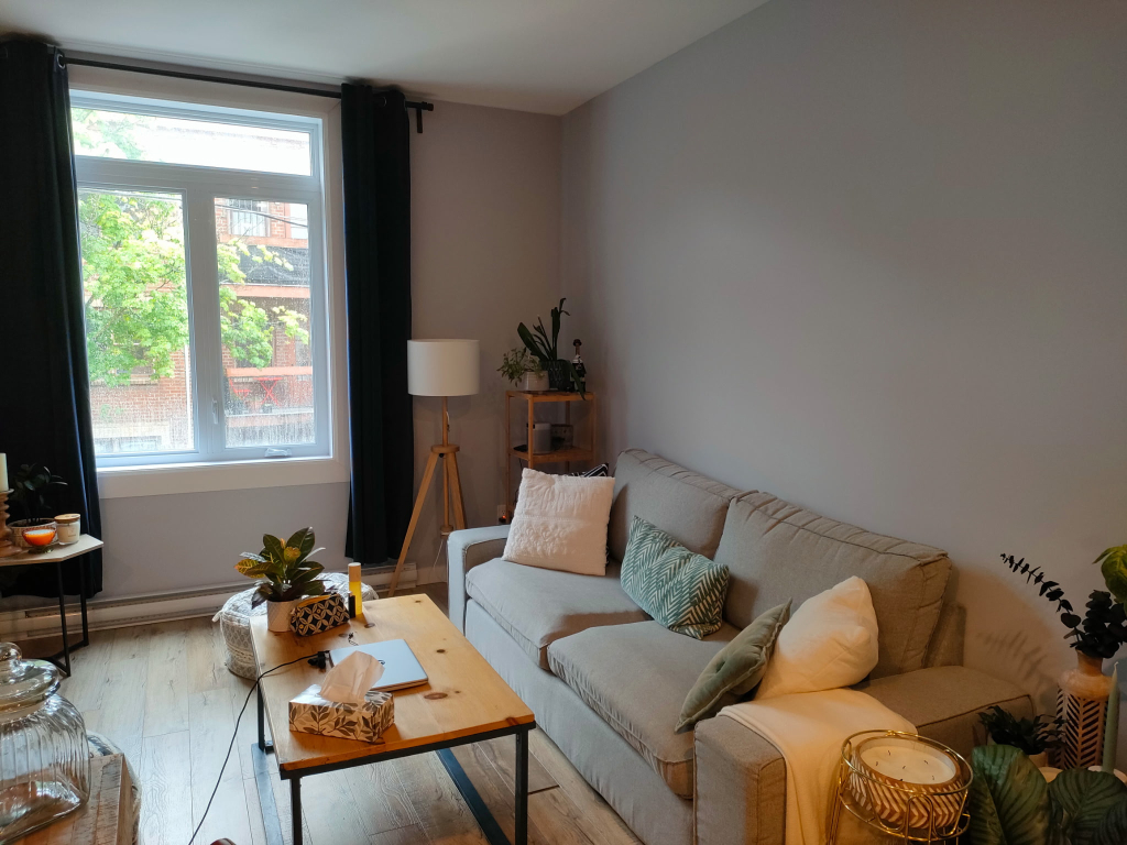 5 1/2 Avec 2 Chambres Et Cour Arrière
