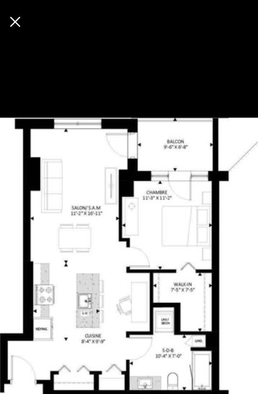 Cessation Bail Condo 3 1/2 Walk-in