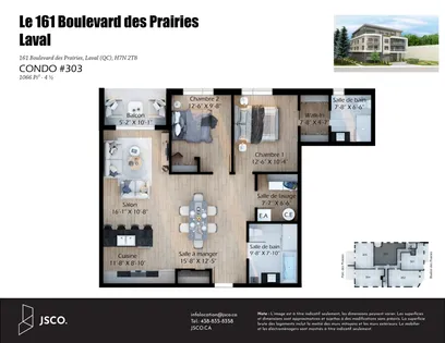 1 room apartment of 99m² in Laval (administrative region)