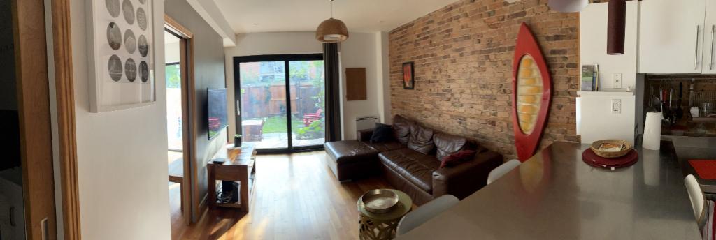 TRÈS BEAU 4 ½ MEUBLÉ ET ÉQUIPÉ avec BALCON et JARDIN – PLATEAU MONT-ROYAL