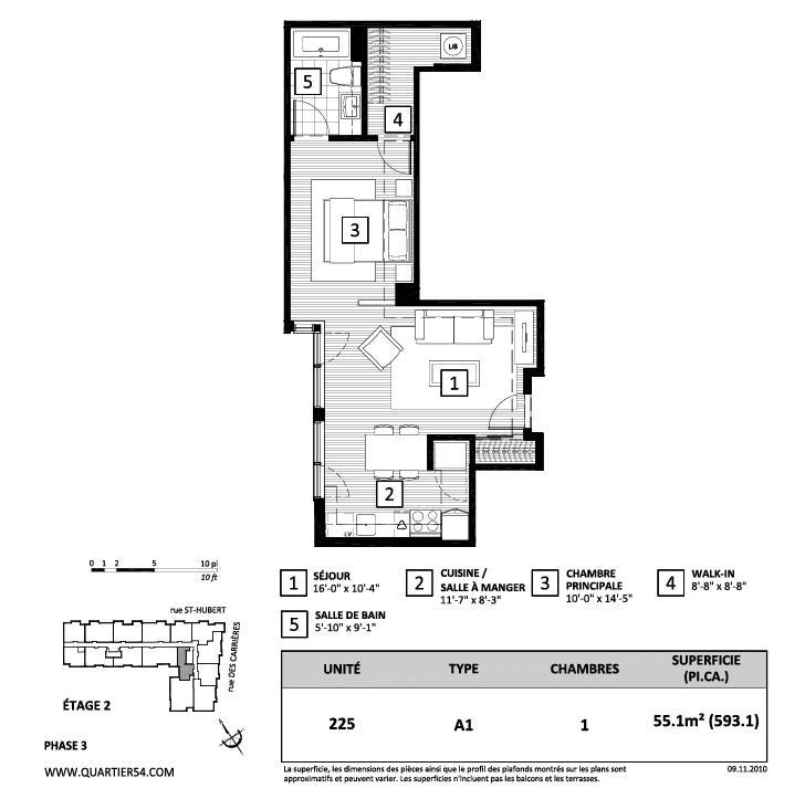 Studio meublé – Quartier 54 – La Petite-Patrie