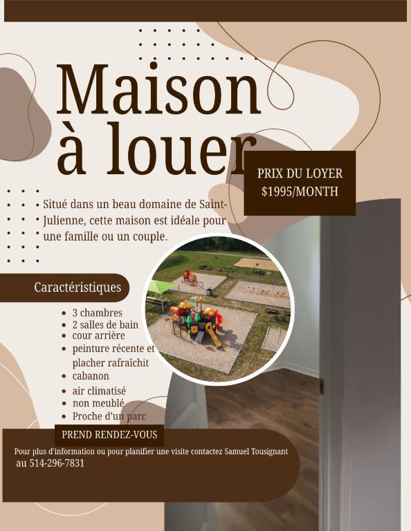 Maison à louer
