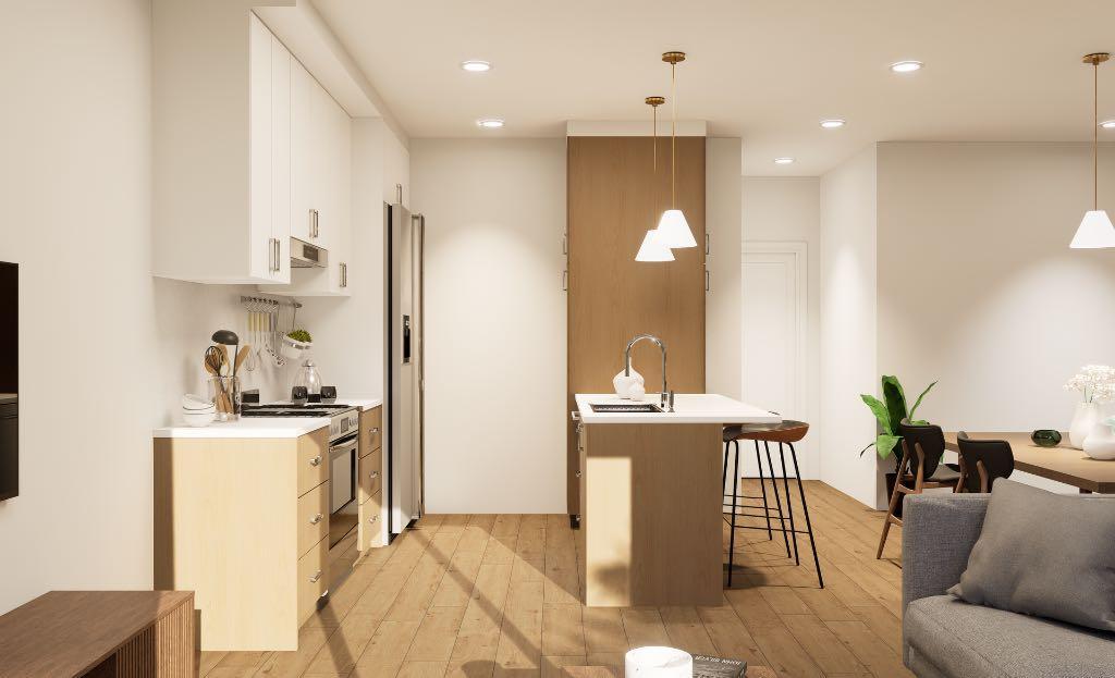 3 1/2 condo locatif neuf