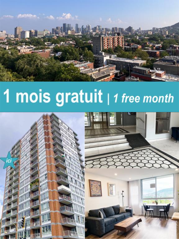 Plateau – 4 ½ lumineux & rénové / Bright & renovated – Octobre