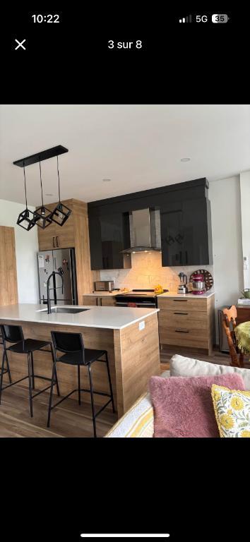 Appartement 3 chambres et 1 salle de bain