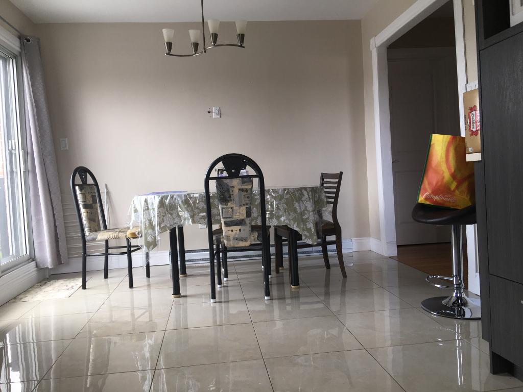 Grand 5 ½ rénové, lumineux et paisible.