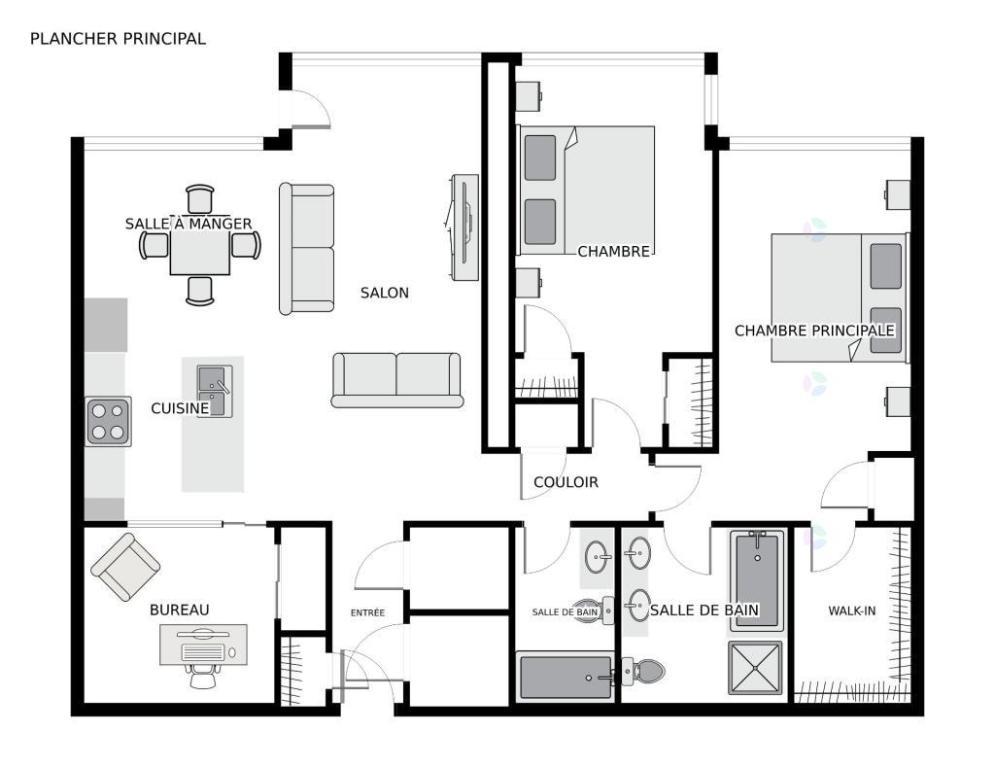 5 stars executive condo - 38th floor - Montreal Ville-Marie - apartment for rent