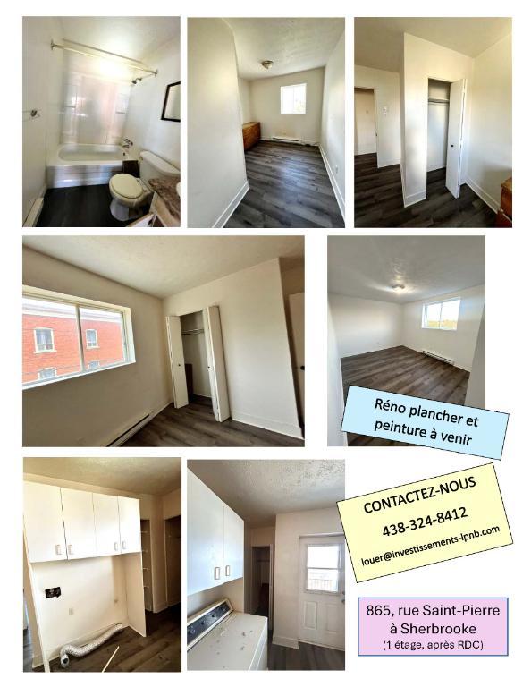 4 ½ à Sherbrooke - 1000$/mois - Rabais disponible