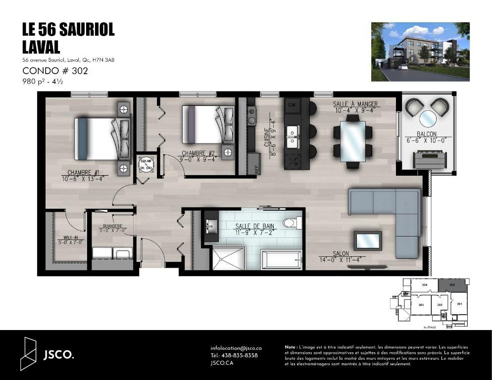 4½ à louer | 3 ÉLECTROMÉNAGERS | INTERNET | ASCENSEUR | RANGEMENT | 1er Février 2026