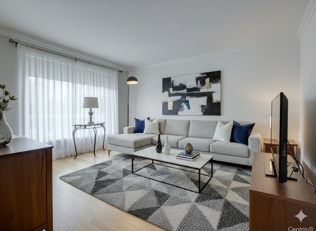 5 1/2 avec jardin privé et 3 stationnements