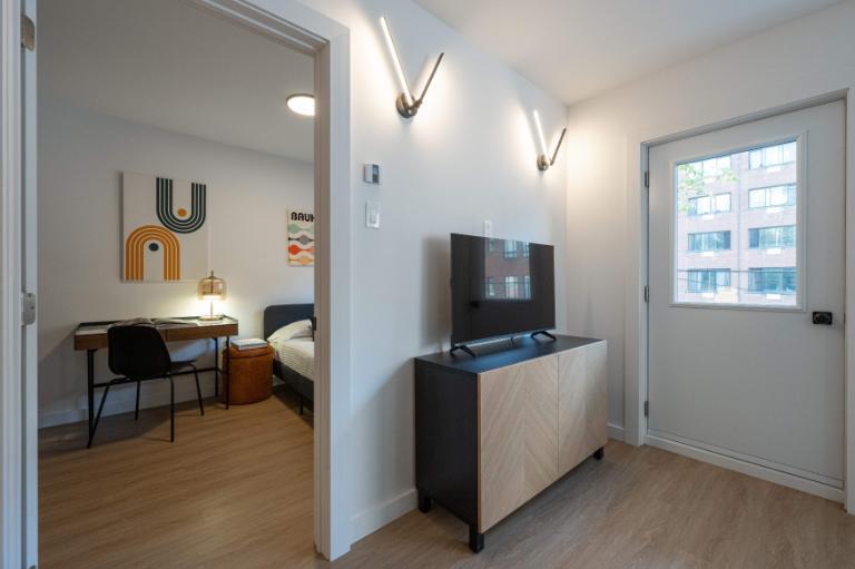 Appartement Une Chambre - Montréal Centre-Ville, Meublé
