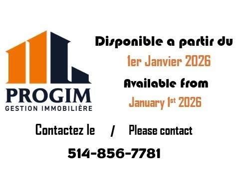 2 CH - 1 SDB - Montréal - $1,700 /mo