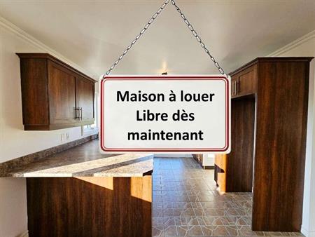 Maison à louer - libre dès maintenant