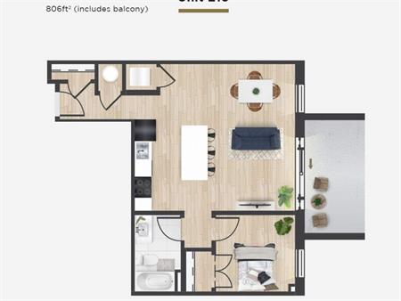 1 CH - 1 SDB - Gatineau - $1,710 /mo