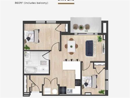 2 CH - 1 SDB - Gatineau - $2,130 /mo
