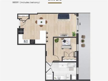 1 CH - 1 SDB - Gatineau - $2,070 /mo