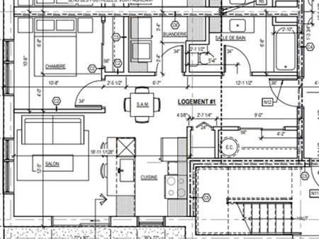 3 rooms apartment of 54 m² in Victoriaville