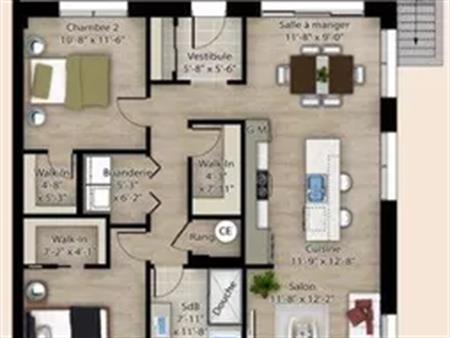 4 rooms apartment of 113 m² in L'Assomption