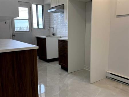 4 ½ spacieux, entièrement rénové à neuf.