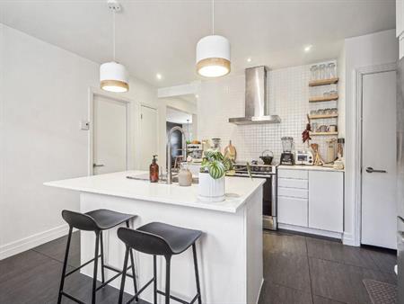 Grand 5 1/2 rénové au rez-de-chaussée dans Villeray (cour privé et sous-sol)