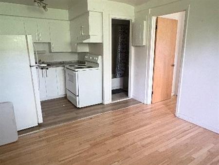 3 1/2 – 1225$/mois - CHAUFFAGE-EAU CHAUDE INCLUS - poêle, frigo inclus