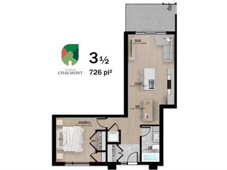 3½ neuf à louer, Bellefeuille, Saint-Jérôme, DÉCEMBRE