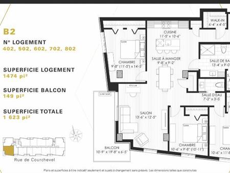 St-Romuald, 5½ disponible au plus tard 25 août 2025 - 2061$ ( mois de septembre gratuit)