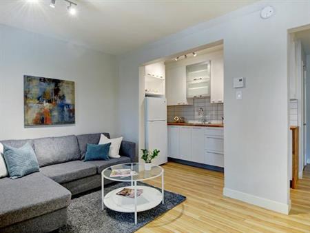 Loft entièrement meublé à louer Limoilou octobre 2025