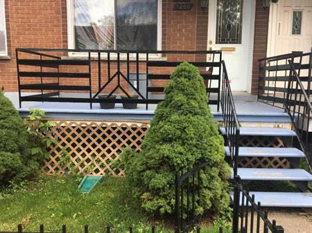 6 1/2, Rez-de-Chaussée Duplex avec sous-sol et jardin a Verdun