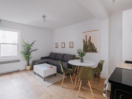 3 ½ entièrement meublé à louer Sainte-Foy / Sillery janvier 2026