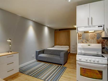 Loft entièrement meublé à louer Vieux-Québec novembre 2025