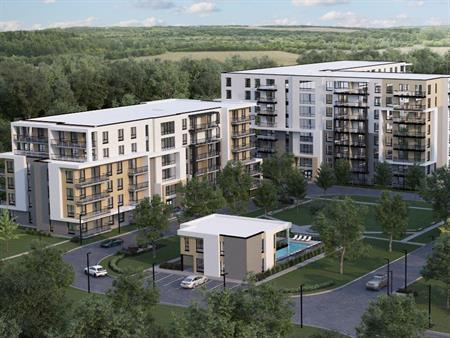 ** Beau grand 4 ½ projet Les Tours de la Gare Mirabel**