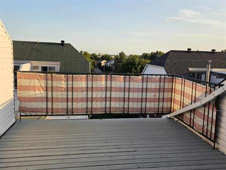 Super condo avec mezzanine, terrasse sur le toit, air climatisée, foyer au bois, abris tempo payé l'hiver - 1 espace de stati